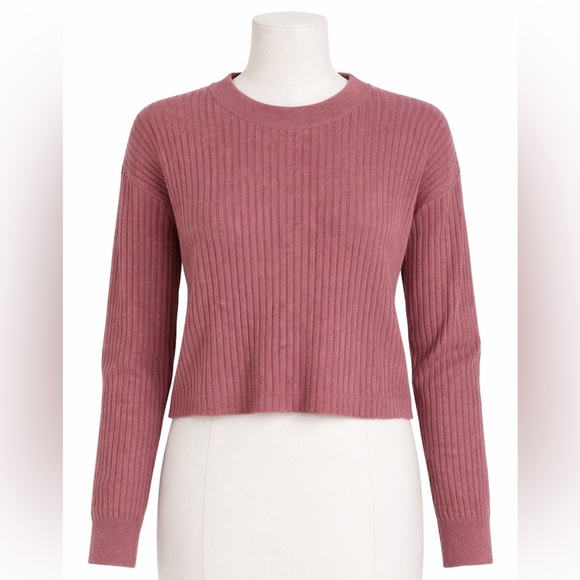 Madewell Sweaters - Madewell Ribbed Knit Sweater in Rust Like New XS